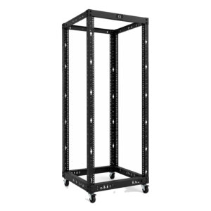 RACK ABIERTO DE PISO HAUTE HTE-OR4P37 DE 4 PARANTES 37UR REGULABLE (51,6x55,8-102,3x178cm)
