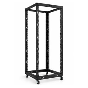 RACK ABIERTO DE PISO HAUTE HTE-OR4P42 DE 4 PARANTES 42UR REGULABLE (55x55,8-102,3x200cm)