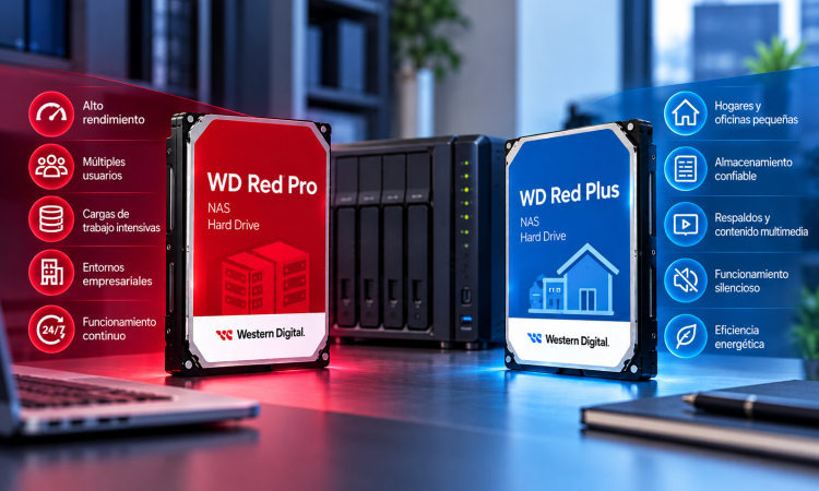Comparativa WD Red Pro y Red Plus para NAS